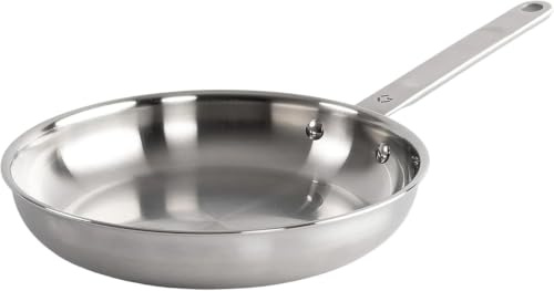 Gastrotools Stekpanna 24 cm – 5-lagers rostfritt stål – aluminiumkärna