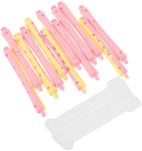 LOLIPPYY 12 pezzi Flessibili in Plastica per Capelli Donna Rulli Arricciacapelli per Permanente per Capelli Corti e Lunghi Strumenti Curling Pratici e Facili da Usare