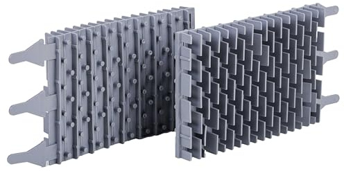 vhbw 2X Spazzola Compatibile con Zodiac Vortex Serie Robot aspiratore per Piscina - in Gomma, 24,3 x 12,9 x 3,5 cm