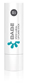 Laboratorios Babé - Stick Labial con Protección Solar 20 | Protector Solar para Labios con Acción Hidratante | Bálsamo con Vitamina E y Aceite de Aguacate | Transparente | Ideal para Uso Diario | 4gr