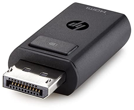 HP Adattatore DisplayPort to HDMI 1.4 Adapter, Nero