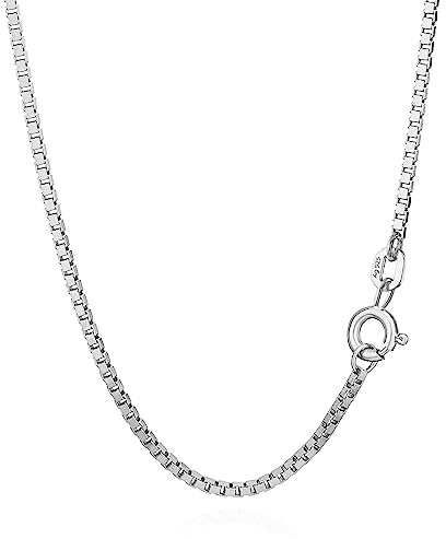 NKlaus Venezianerkette aus 925 Sterlingsilber, 1,20mm breit, 1 Stück | Nickelfrei; in verschiedenen Längen erhältlich