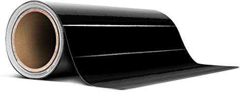 VViViD Black Gloss Air-Release Adhesive Vinyl Tape Roll (6 Inch x 20ft)