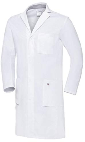 BP 1753-130-0021-48n Arztkittel für Männer, Langarm, Arm-Lift-System, 205,00 g/m² Reine Baumwolle, weiß, 48n