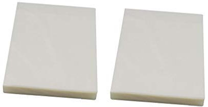 -Laminierfolien, Buchstabenformat, Standarddick, wasserdicht, Weiß, 0 055 mm, 5 Zoll Taille 1 weiß