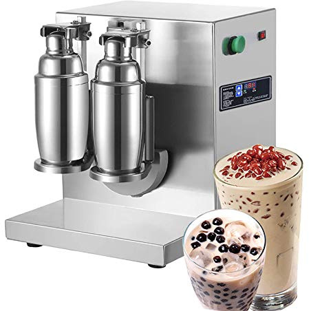 hzexun Milchshake Maschine Doppelrahmen Milchtee Shaking Maschine Bubble Tea Shaker für Boba Milchtee