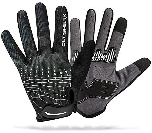 Queshark Fahrradhandschuhe für Herren, Kletterhandschuhe, Fahrrad Handschuhe Geeignet für Rennrad und Mountainbike, Sporthandschuhe für Herren und Damen