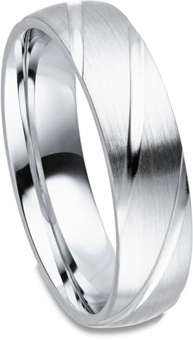 Kolibri Rings Eismatt Sterling Silber 925 Freundschaftsring Partnerring Verlobungsring Ring Unisex - Inkl. Gravur und Etui