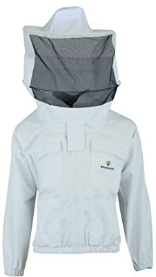 Imkerjacke Classic für Erwachsene und Kinder 120 140 S M L XL XXL XXXL, M · weiß