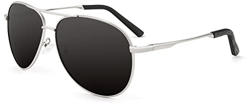 ANYLUV Sonnenbrille Herren Polarisiert, Pilotenbrille Sonnenbrille Damen Metallrahmen Klassische Retro Schutz Sunglasses