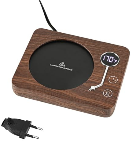 Uposao Chauffe-Tasse à Café, Mug Chauffant Électrique avec 3 Réglages De Température, Mug 30W pour Tasses électriques avec Arrêt Automatique pour Chauffer Le Café, Le Thé, Chocolat Au Lait