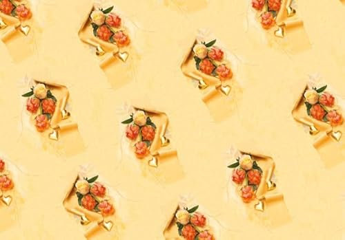 Geschenkpapier-Bögen Blumen - 25 Bögen 100x70 cm UVP: ? 1,95 - Bundle 2023