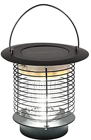 TEmkin Lampe Solaire Anti-Moustique extérieure Lampe de Jardin étanche à la Pluie piège à moustiques extérieur Anti-Moustique et Tueur de moustiques piège à Insectes intérieur Maison Anti-Insectes