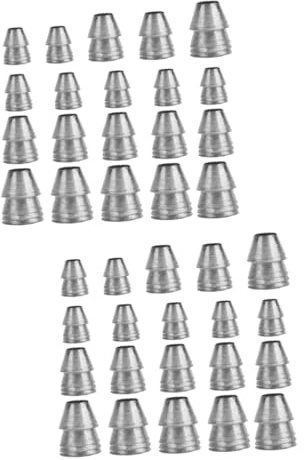 BESPORTBLE 60 STK Gartenwerkzeug-Set Hammerstiel Spaltkeil Ersatzhammerkeil Keil Für Axtkeil Aus Metall Axtgriff Metallkeil Kegelkeile Für Praktischer Axtkeil Axtstielkeile Eisen