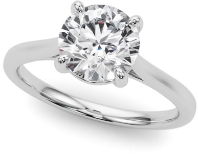 JTC LTD 0.20ct Lab-Grown Diamond Solitaire Engagement Ring In White Gold-N