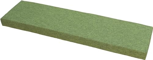 Cuscini Imbottiti per Panche da Esterno/Interno – Lino e Cotone Antiscivolo con Fibbia – 120x40, 100x40, 80x40, 100x50 – Cuscino per Panchina per Giardino, Sagre, Birrerie e Cucina(12,120x40x5cm)
