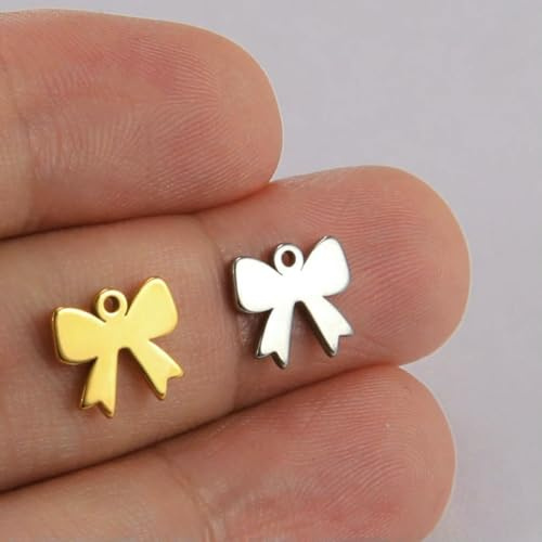 5 pezzi in acciaio inossidabile, ciondoli con albero della vita per la creazione di gioielli, ciondolo a forma di luna, farfalla, serpente, piccoli ciondoli per braccialetti, orecchini fai da te, fi