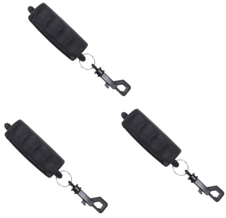 Homeponnew Extractor de flechas de silicona para arco recurvo, 1/3 piezas, ligero y duradero, herramienta de mano para accesorios de tiro con arco, color negro