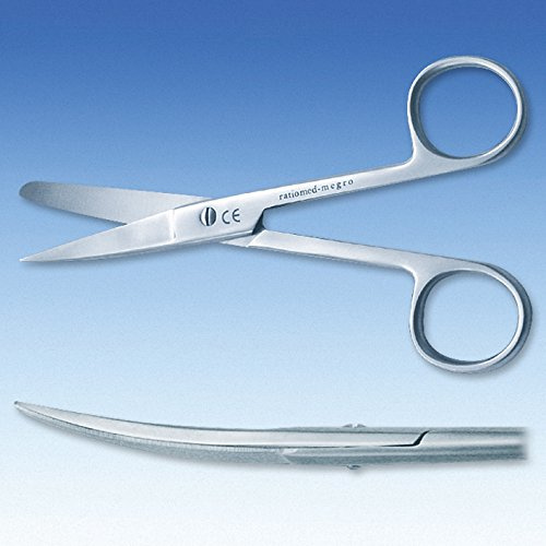 megro chirurgische Schere 14,5 cm gebogen spitz/stumpf