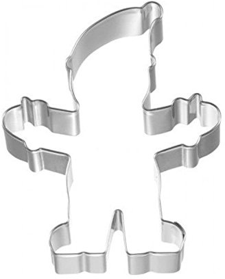Birkmann 1010724510 Ausstechform Knuddel-Keks, Weihnachtsmann, 8,5 cm, Kunststoff, Grau, 5 x 3 x 2 cm…