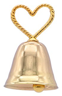 BESTOYARD Gold Bell Weihnachten Hängende Glocke Hochzeit Tischkartenhalter Hochzeit Tischnummern Halter Weihnachtsschmuck 5 Pcs