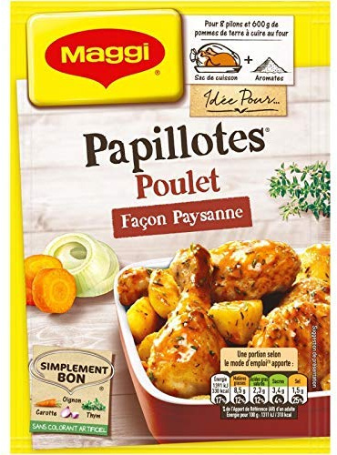 NESTLE MAGGI - Papillote Petit Mijoté Façon Paysanne 32G - Lot De 4 - livraison offerte