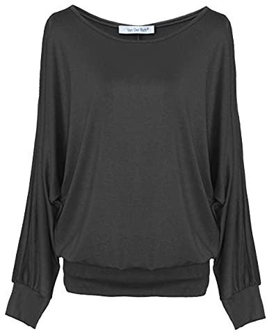 Van Der Rich ® - Oversized Pullover - Damen (ML-Schwarz, L)