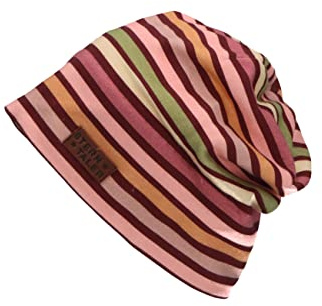 Sterntaler Mädchen Slouch-Beanie Streifen Mütze