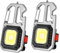 Czemo Mini Taschenlampe Schlüsselanhänger Arbeitsleuchte LED Akku Magnet Inspektionsleuchten Wiederaufladbare Notlicht Tragbare Arbeitslampe, Wasserdicht Notbeleuchtung für Camping Reparatur