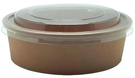 Bunzl Ensaladera De Cartón Kraft - 1100 Ml