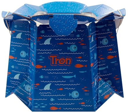 Orinal Infantil desechable, soporta una presión de 30 kg, fácil de Usar, Absorbe líquidos y Elimina olores, diseño: pez