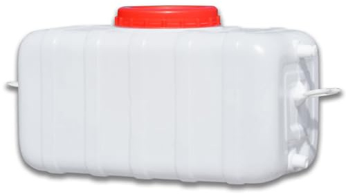 NIANTONG Water Jerry Can Plastic Water Tank Premium Portable Water Storage Outdoor Thick Plastic Jug Food Grade Water Carrier with Faucet Outdoors Camping Hiking Emergency (25L)