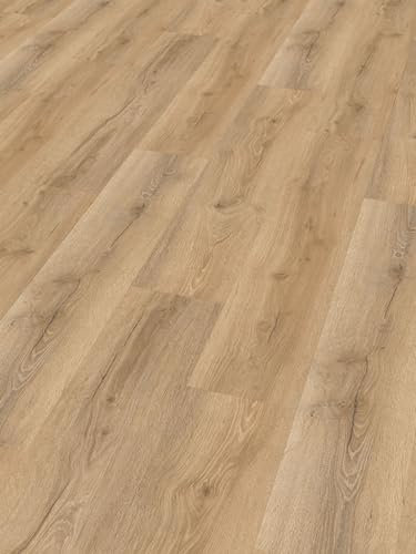 Vinylboden 2506 Silver Eiche, 1220 x 225 x 5 mm, mit Kork-Trittschallunterlage und Klick-Verbindungssystem I Sie kaufen1 m²I