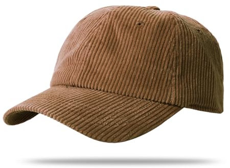 YAMEE Cappello Donna Invernale Regolabile Vintage,Berretto da Baseball Donna Velluto a Coste Caldo,Cappellino Uomo Donne con Visiera Leggero Morbido,Cappello Baseball Donne Traspirante Anti-UV