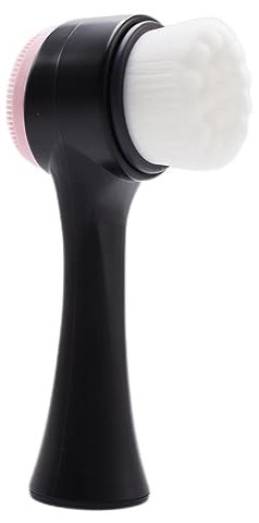 Brosse de visage manuel Brosse en silicone éproigne 2 en 1 brosse nettoyante pour le visage pour le nettoyage en profondeur Exfoliant.