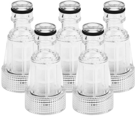 DLPRK Filtro dell'acqua per idropulitrici a 5 pezzi, Filtro di ingresso per idropulitrici, Filtro dell'acqua per idropulitrici, Accessori per idropulitrici, Filtro dell'acqua