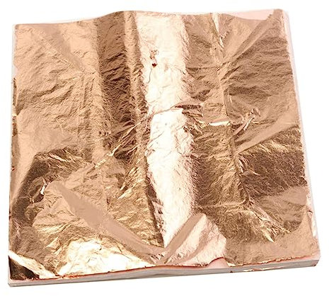 HAPINARY 100 Stück Metall Goldimitation Folienimitation 9 X 9 X 1 cm Für Kunsthandwerk Möbeldeko Basteln Und Dekoration