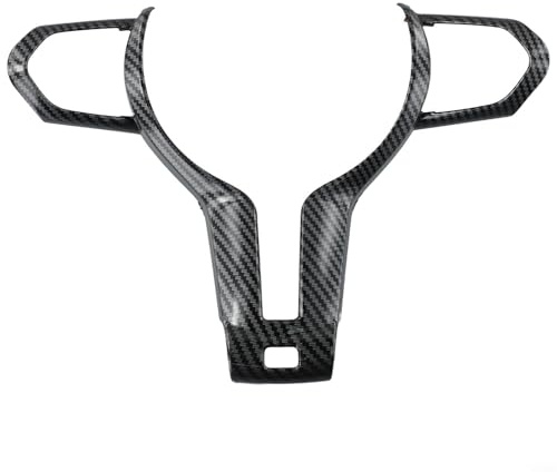 Lenkradbezug aus ABS Carbon für BMW F Chassis F20 F21 F22 F23 F30 F31 F32 F10 F15 mit polierter Oberfläche (Typ B)