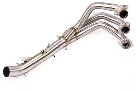 Motobike d'échappement Silencieux Ligne D'échappement Avant Coudée pour Moto, 51 Mm, pour MT09, MT-09, FZ-09, FJ09, pour Tracer 900 (2015-2020)