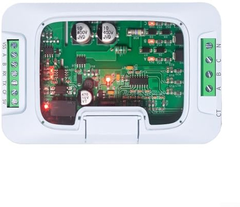 Voltímetro amperímetro digital trifásico - Medidor de potencia de CA multifunción, monitor de energía de corriente de voltaje para paneles eléctricos, herramienta de gestión de energía (apertura y