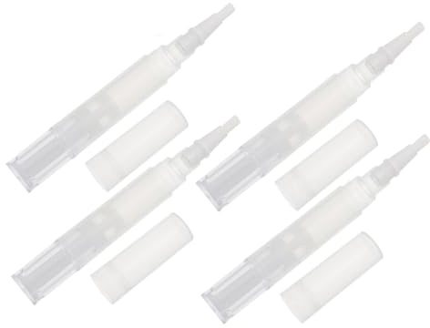 Gatuida 4 Stück Nagelöl Stift 4ml aus Abs mit Drehmechanismus Wiederverwendbarer Nagelhautölstift für Präzises Auftragen für Maniküre und Nagelpflege zu Hause