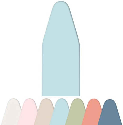 OPOLDBDMAC Copriasse da Stiro Elastico Copriasse da Stiro Universale Telo Copri ASSE da Stiro Regolabile, 140x45 130x40 120x40 110x30 Copertura per Tavola da Stiro ﻿(Light Blue,130x50cm/51x19in)