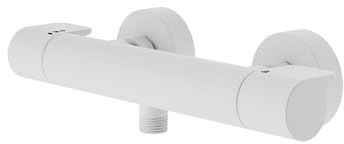 GoodHome Mitigeur douche thermostatique blanc Cavally