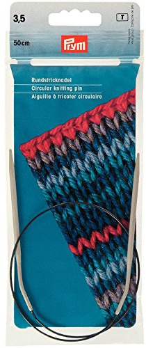 Prym 211246 Rundstricknadeln ALU 50 cm 3,50 mm grau