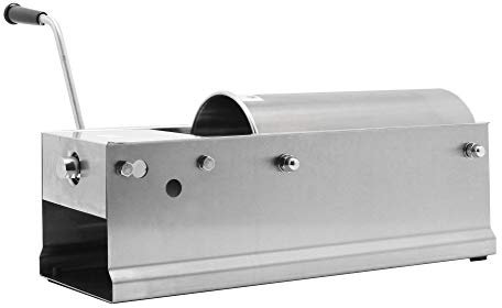 hanchen Instrument? Zwei Speed Commercial Restaurant Horizontal Edelstahl Wurstfüllmaschine Wurst Maker Wurstfüller 5L