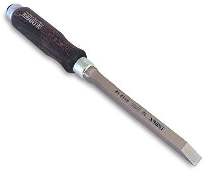 Narex Czech Steel Professional Woodworking Cabinetmakers Mortise Chisel with Stained European Beech Wood Handle Sizes from 4 mm to 12 mm 811205-811212 (12 mm - 1/2)
