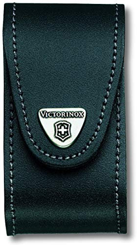 Victorinox Pochette En Cuir pour Couteaux de Poche, 3,5 Cm X 10 Cm, Noir