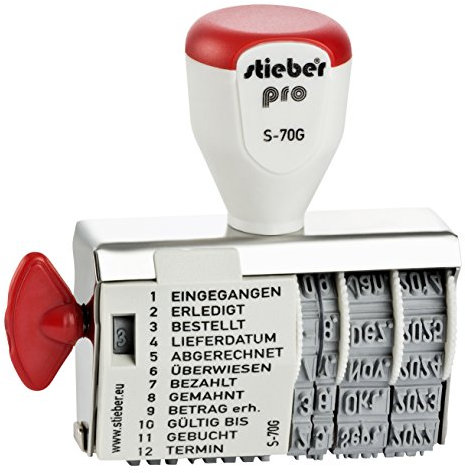 Wortband-Datumstempel bis 2034