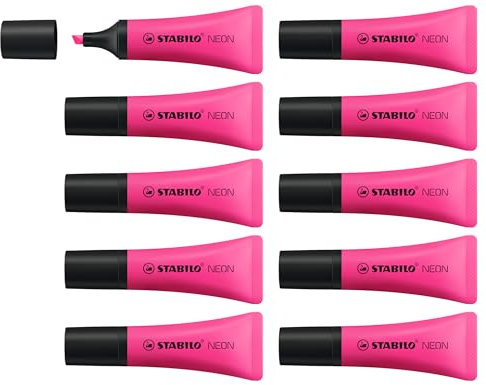 STABILO NEON - Evidenziatore - Confezione da 10 - Magenta