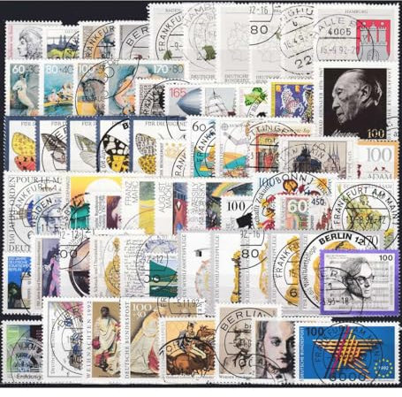 Goldhahn BRD Bund Jahrgang 1992 gestempelt komplett Briefmarken für Sammler